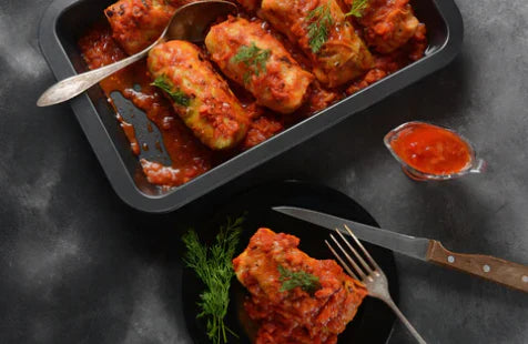 Spicy Cabbage Rolls – Brightside Organics