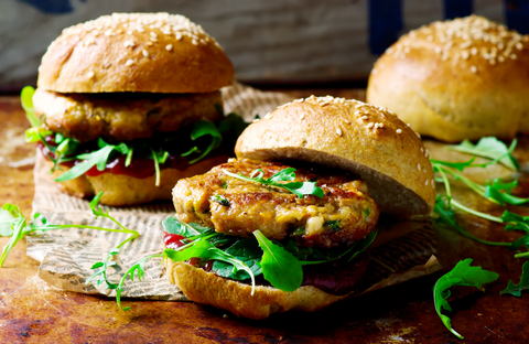 Greek Chicken Burgers