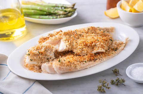 Herb-Crusted Baked Cod