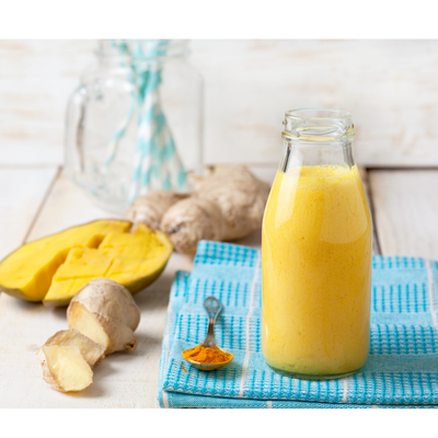 Vegan Mango Turmeric Immune Boosting Smoothie