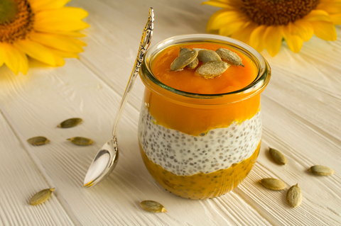 Pumpkin Chia Pudding Smoothie