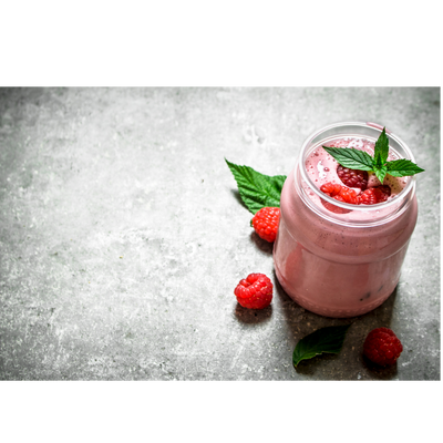 Vegan Raspberry Mojito Smoothie