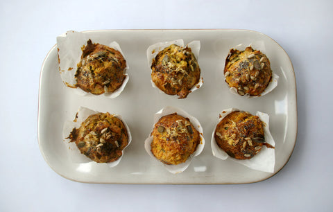 Flax & Sweet Potato Muffins